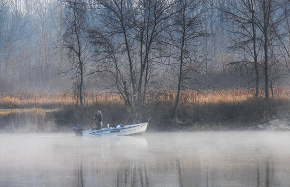 Don Campbell / H-P staff
A pair of fishermen work the St. Joseph River near Riverview Park this past week.