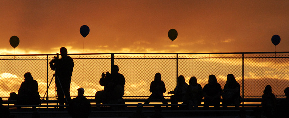 Don Campbell / H-P staff
Football fans watch as Lakeshore takes on Niles Friday, October 1, 2010, at Niles High School.